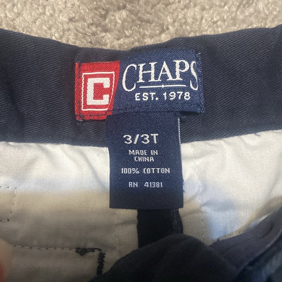 Chaps Boys Navy Blue Pants Size 3T - Picture 2 of 7